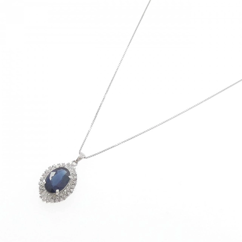 Dây chuyền Sapphire 3.0CT PT900/PT850 - Hàng hiệu Chính hãng 858096