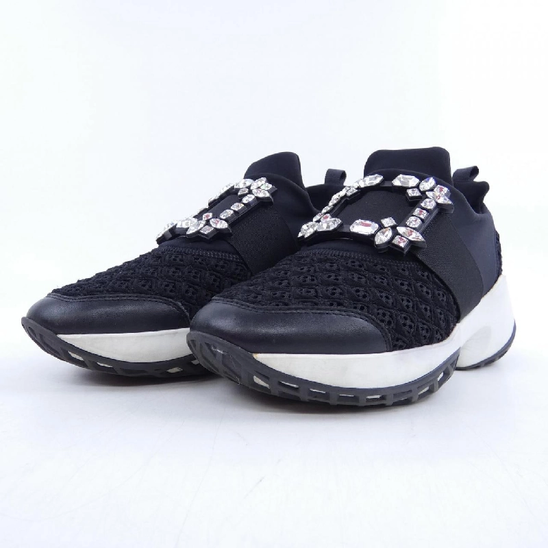 Giày sneaker ROGER VIVIER Viv' Run Strass Buckle - Hàng hiệu Authentic 828611