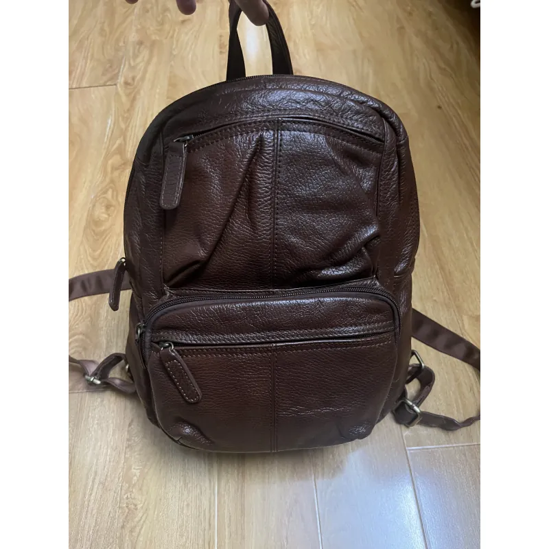 Balo nữ 28*35*10 da thật 2hand 973034