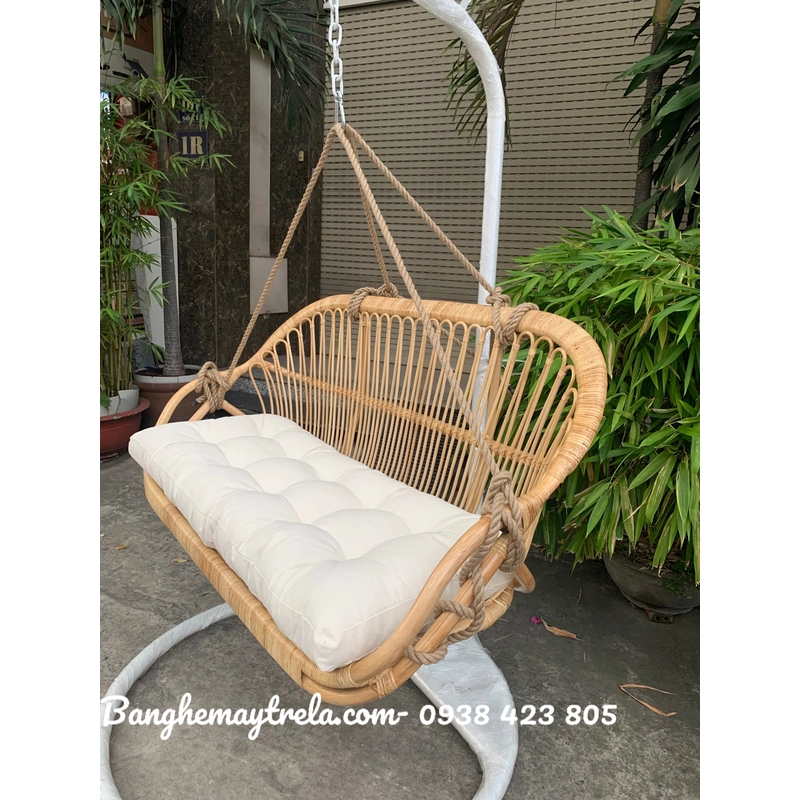 Ghế xích đu đôi mây 460701