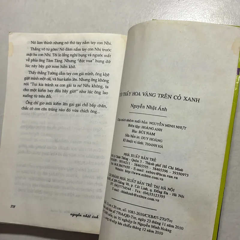 Tôi thấy hoa vàng trên cỏ xanh - Nguyễn Nhật Ánh 760815