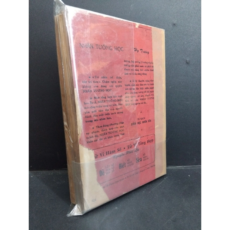 Nhân tướng học mới 50% rách bìa, bẩn bìa, ố vàng HCM1001 Hy Trương TÂM LINH - TÔN GIÁO - THIỀN 917829