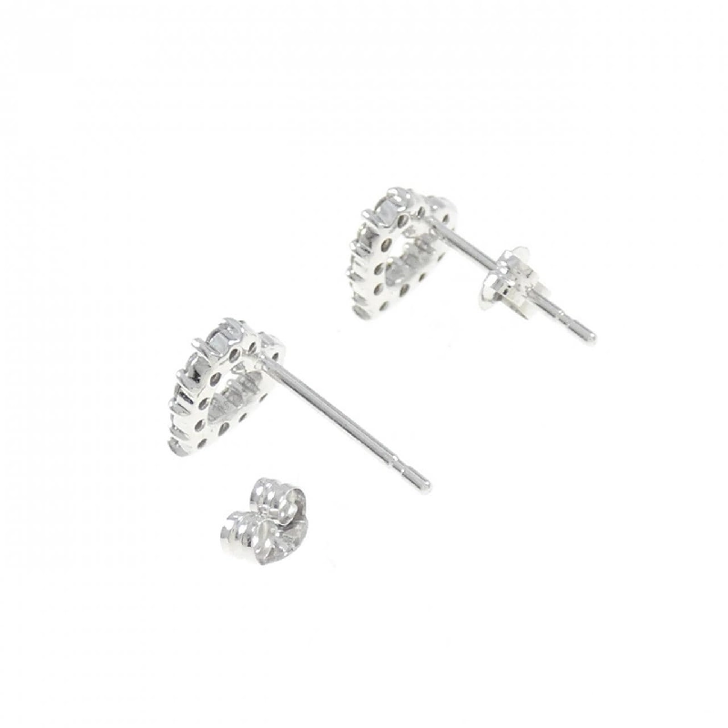 K14WG Bông tai kim cương hình trái tim 0.2CT - Hàng hiệu Chính hãng 870383