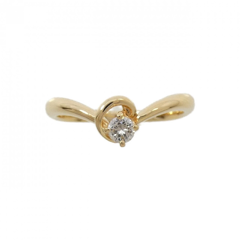 Nhẫn kim cương K18YG 0.10CT 670326