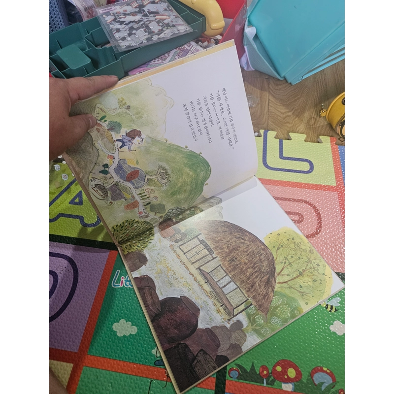 Sách học tiếng Hàn bìa cứng In màu như hình  418809