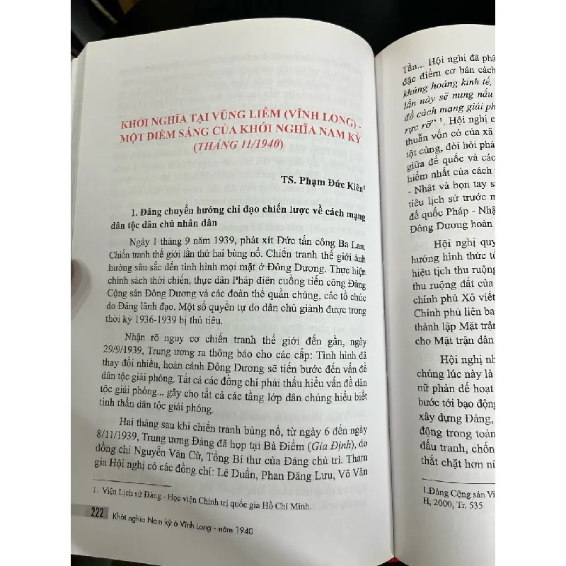 Khởi nghĩa nam kỳ ở vĩnh long năm 1940 720510