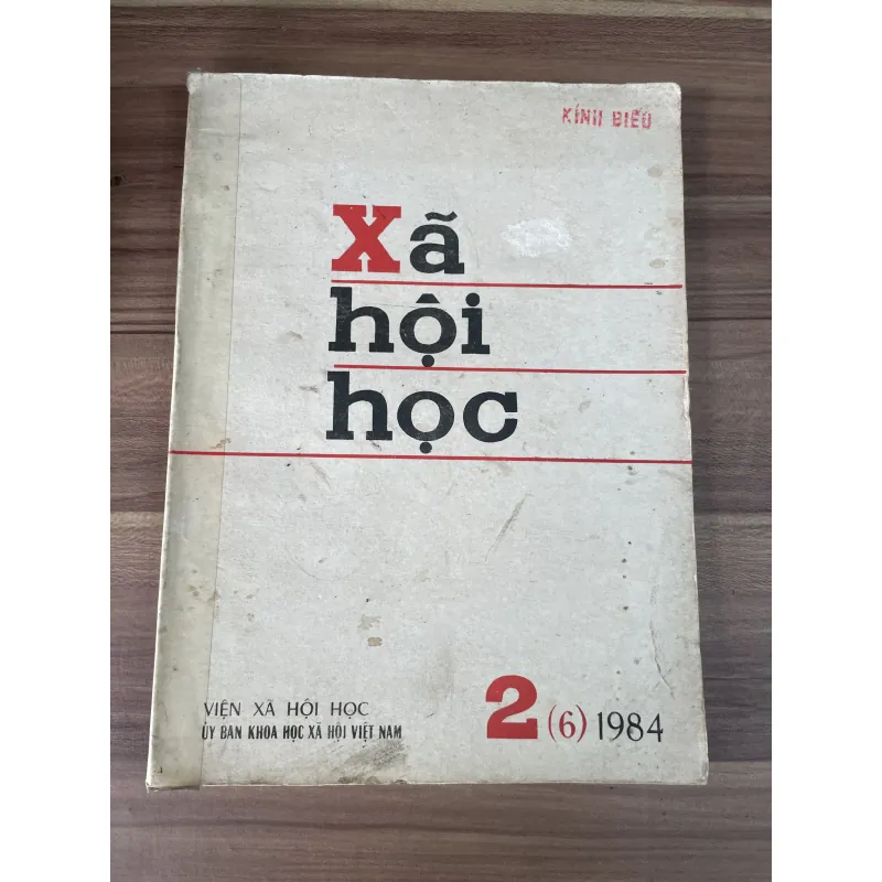 Tạp chí xã hội học - 1984, khổ lớn  791594