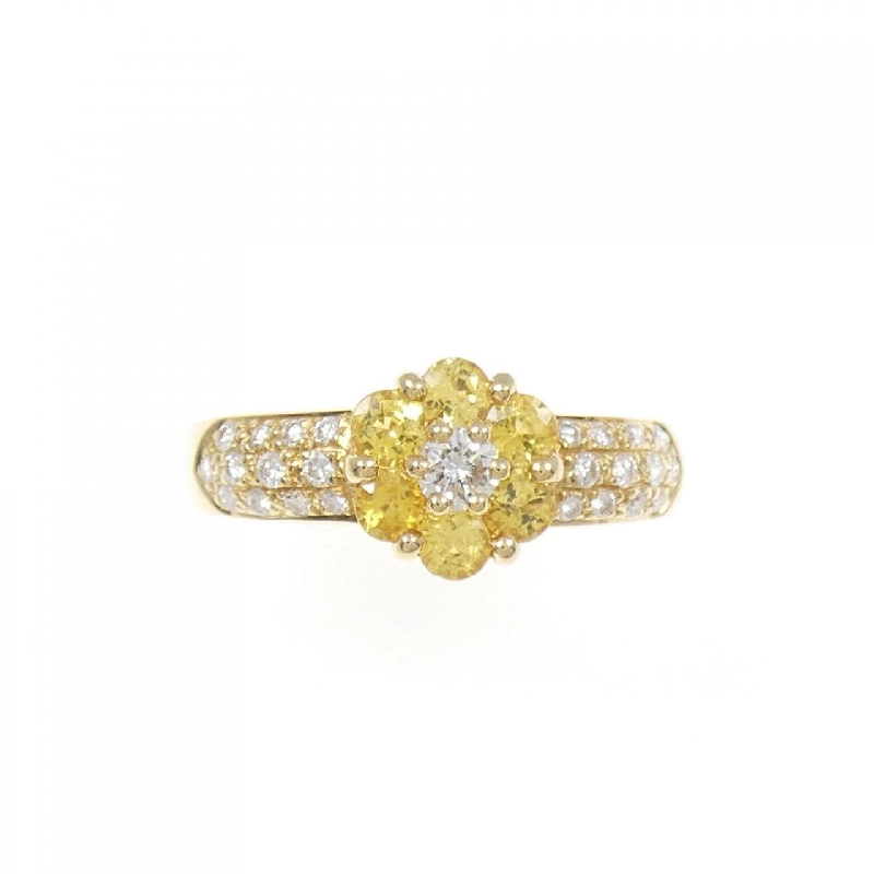 Nhẫn Sapphire K18YG 0.60CT 673005