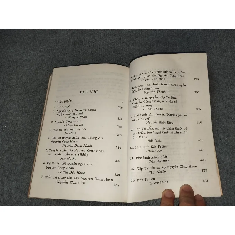 TRUYỆN NGẮN NGUYỄN CÔNG HOAN. TÁC PHẨM & DƯ LUẬN 727166