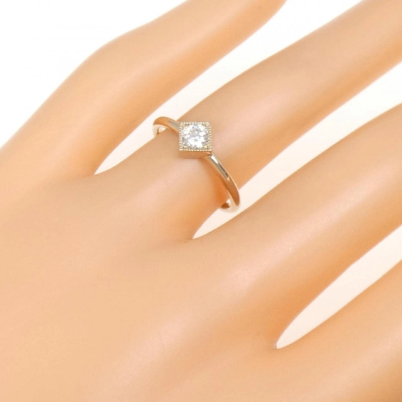 Nhẫn kim cương K18YG 672831