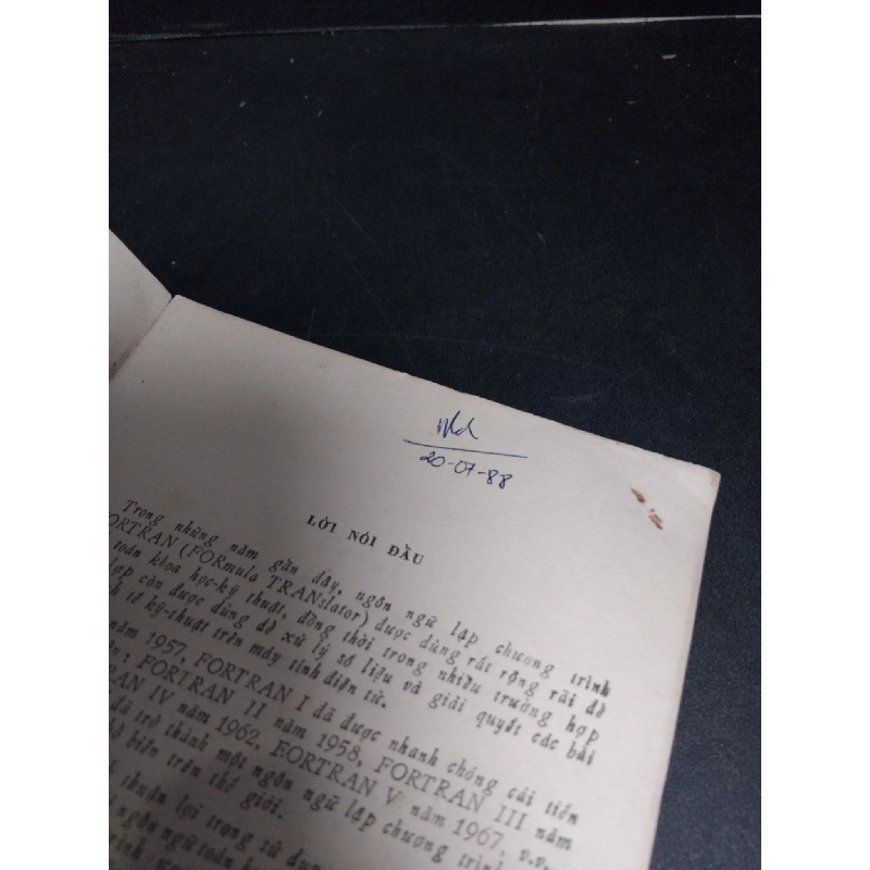 Ngôn ngữ lập trình Fortran mới 70% ố vàng rách bìa rách trang 1987 Đinh Hoài HCM2103 GIÁO TRÌNH, CHUYÊN MÔN 918716