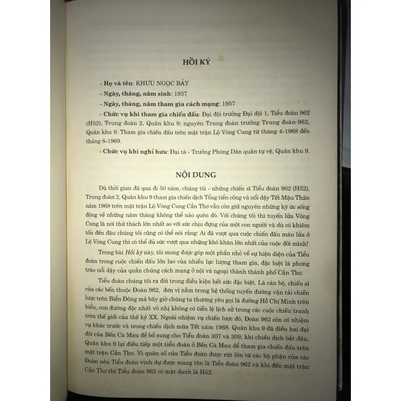 Hồi ký Lộ Vòng Cung Cần Thơ - Thời kỳ chống đế quốc Mỹ, cứu nước 704953