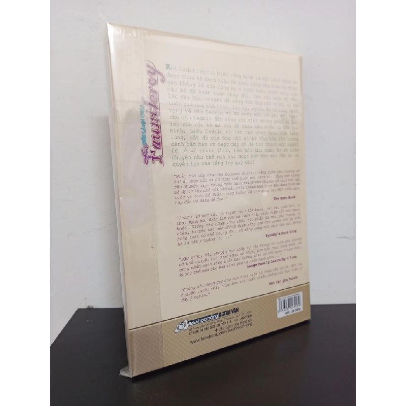 Tiểu Lãnh Chúa Fauntleroy - Frances Hodgson Burnett Mới 95% HCM.ASB0103 448263