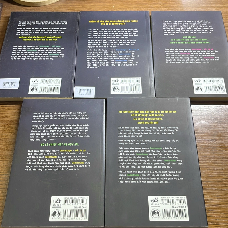 5 quyển truyện Goosebumps nổi da gà R.L. Stine 520883