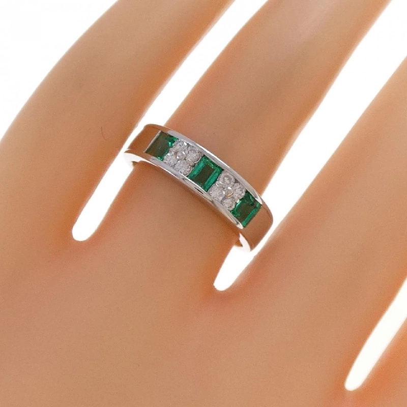 Nhẫn Emerald PT900 0.48CT - Hàng hiệu Chính hãng 853324
