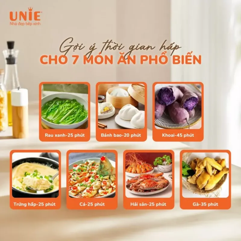 Nồi hấp đa năng 15L – tối ưu bếp gia đình – phù hợp mẹ bỉm & người ăn kiêng 726325