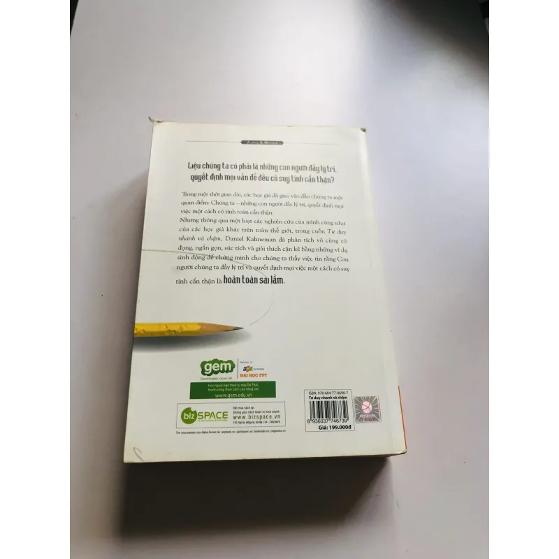 TƯ DUY NHANH & CHẬM – Daniel Kahneman 751186
