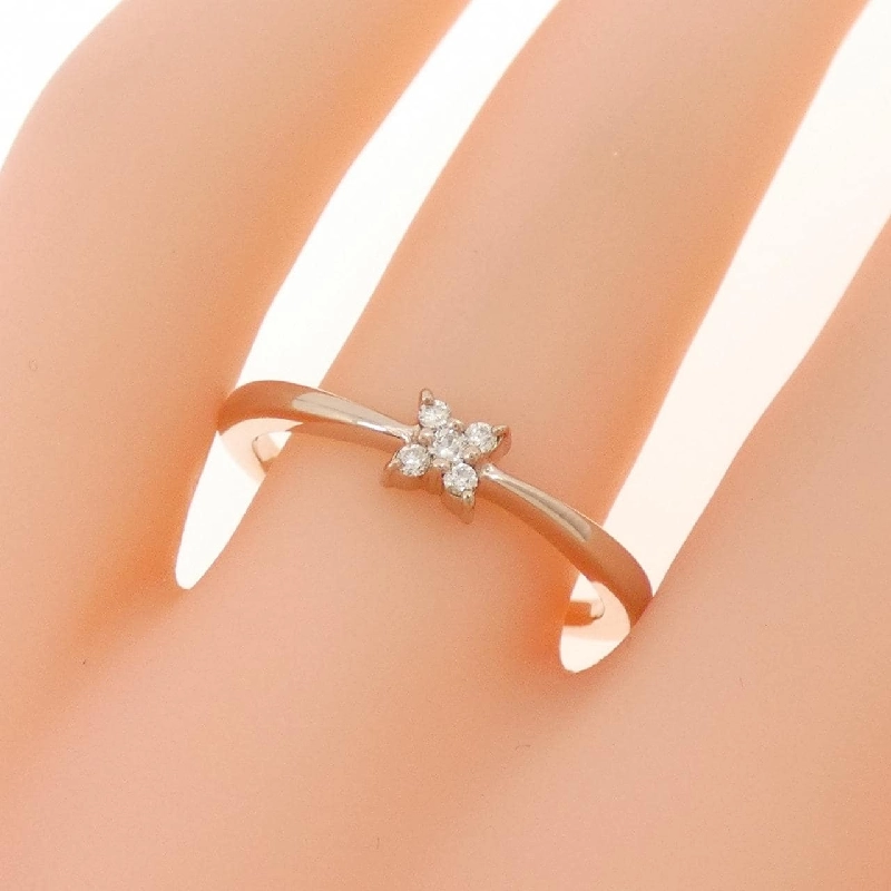 Nhẫn kim cương hoa K18PG - Hàng hiệu Authentic 854587