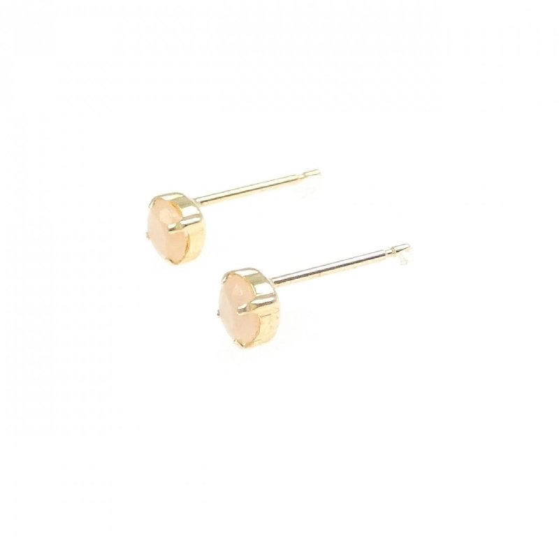 K18YG Đá mặt trăng Bông tai - Hàng hiệu Chính hãng 869828