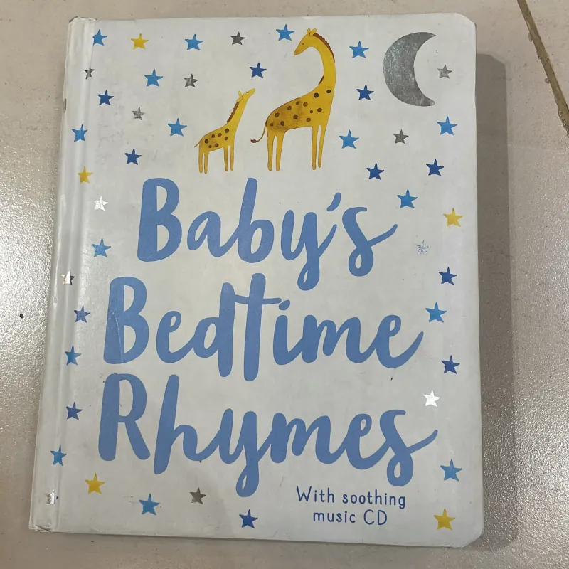 NGOẠI VĂN tiếng anh trẻ em : Baby’s Bedtime Rhymes CD - sách ru bằng điệu nhạc cực hay  1027805