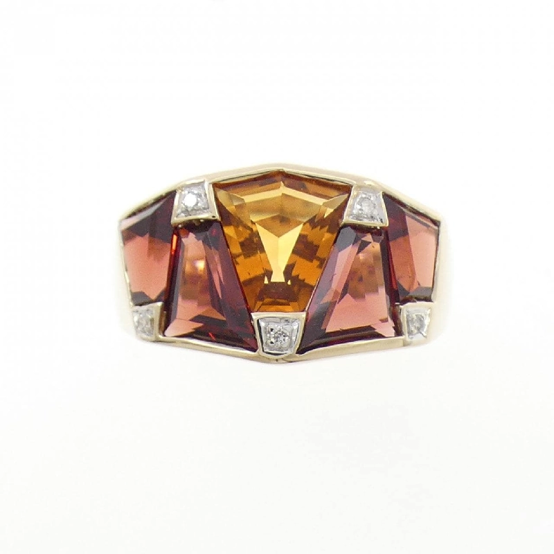 Nhẫn đá màu 14KYG - Hàng hiệu Authentic 854624