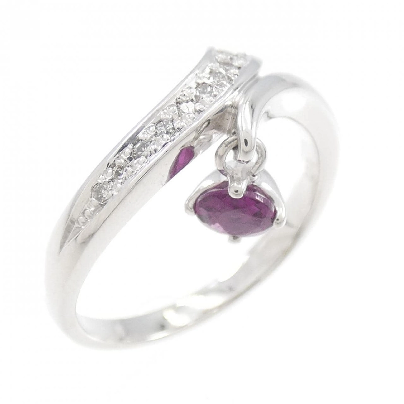 Nhẫn Garnet K18WG 672985