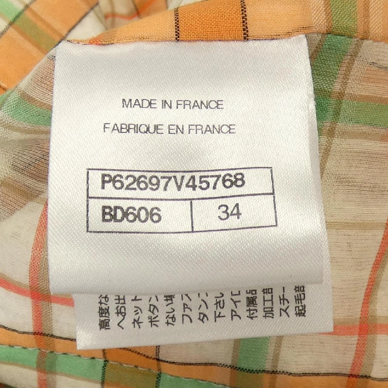 Áo khoác không cổ CHANEL P62697V45768 628337