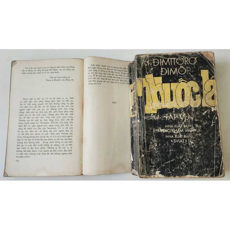 Trọn bộ 2 tập tiểu thuyết THUỐC LÁ, tác giả Dimitar Dimov 703638