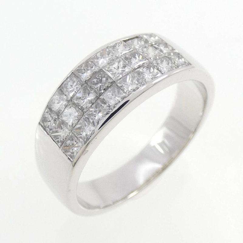 Nhẫn kim cương K18WG 672536