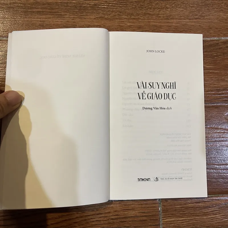 Vài suy nghĩ về giáo dục - John Locke (6) 974720