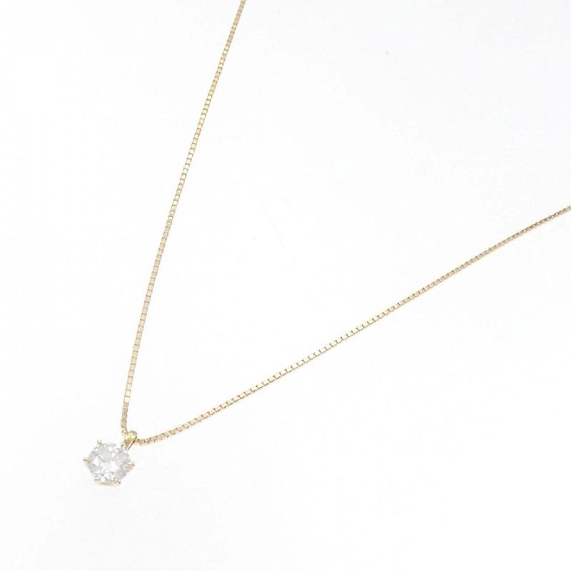 Dây chuyền kim cương K18YG 0.347CT G SI2 VG - Hàng hiệu Chính hãng 875064