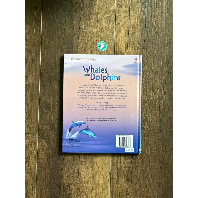 [Bìa cứng] Usborne Discovery: WHALES AND DOLPHINS 224295