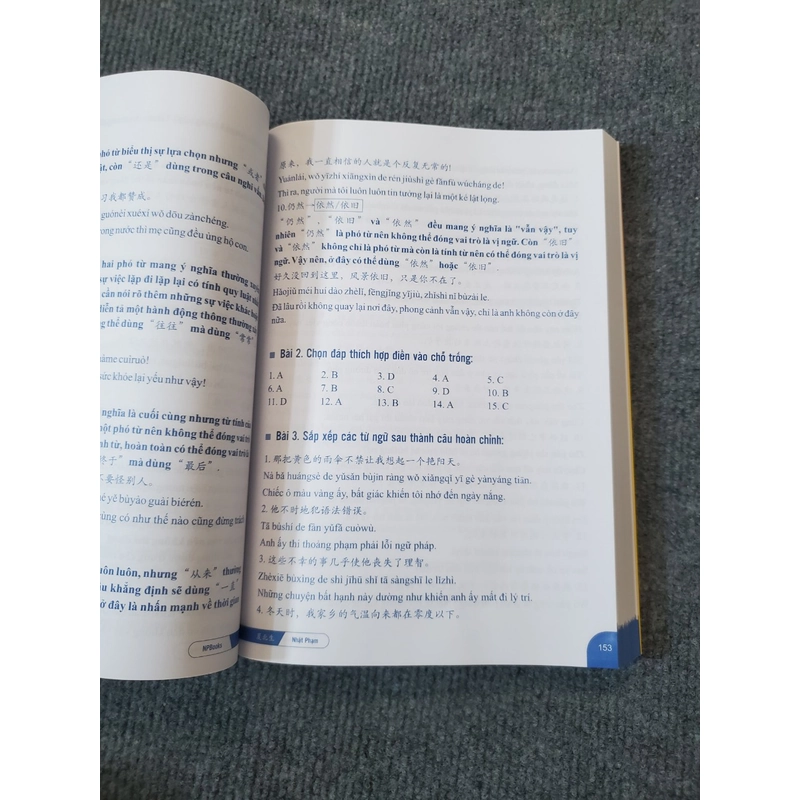 BÀI TẬP CỦNG CỐ NGỮ PHÁP HSK CẤU TRÚC GIAO TIẾP VÀ LUYỆN VIẾT HSK 4-5 326741