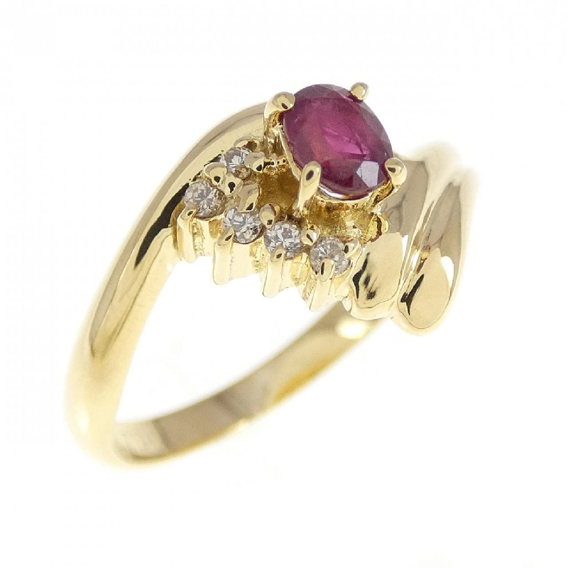 Nhẫn Ruby K18YG 0.27CT 673039