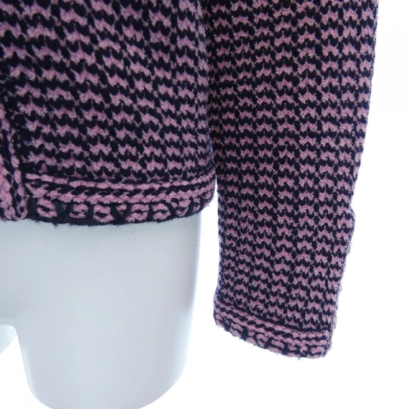 【Mã giảm giá】Áo khoác không cổ CHANEL 641459