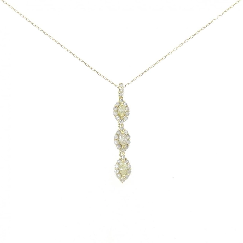 K18YG Dây chuyền kim cương 0.50CT - Hàng hiệu Chính hãng 864302