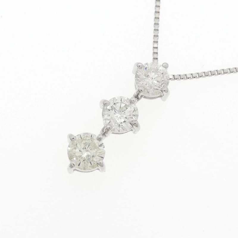 Dây chuyền kim cương ba viên PT900/PT850 1.00CT - Hàng hiệu Chính hãng 855718