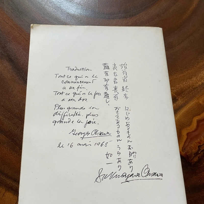 [Có Chữ Ký] - II Tựa sách: Chơi Giữa Vô Thường - GEORGE OHSAWA - 2004 443530