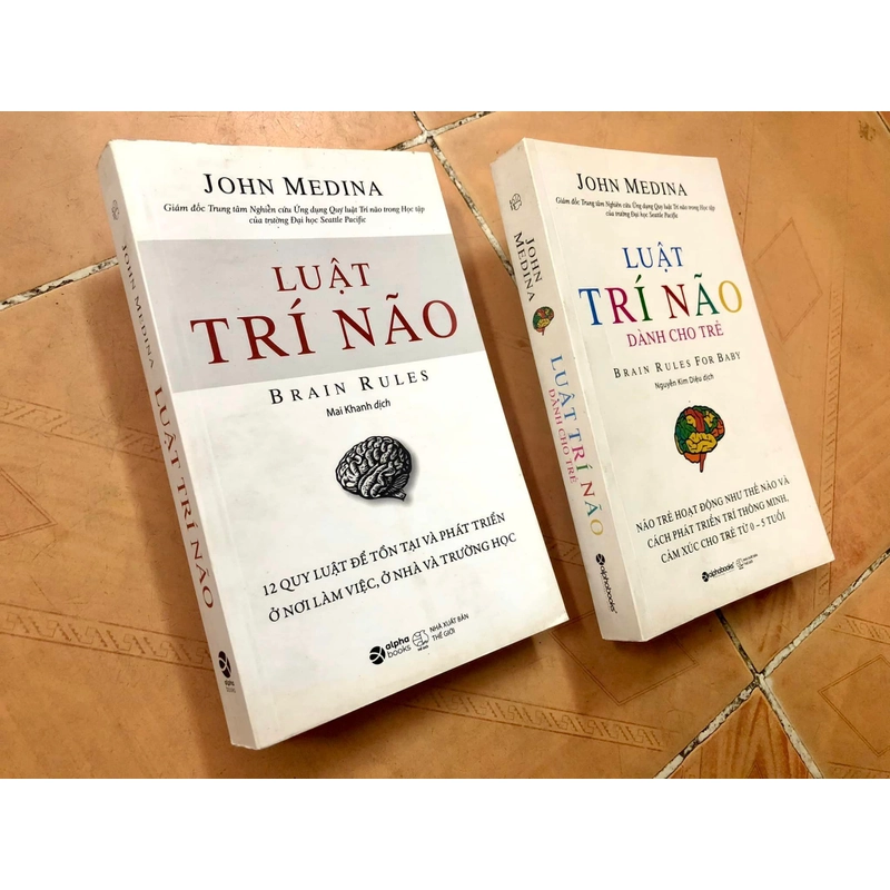 Lô sách John Medina: Luật trí não & Luật trí não dành cho trẻ 306928