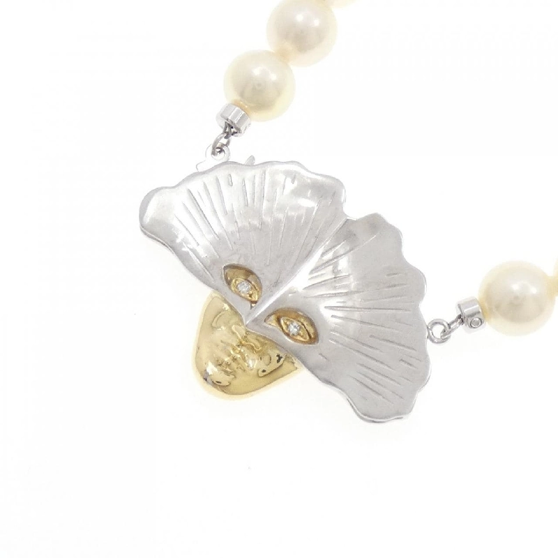 Dây chuyền ngọc trai Akoya 750YG/750WG 7-7.5mm - Hàng hiệu Chính hãng 858022