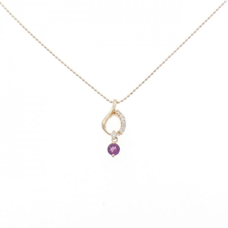 K18PG Garnet Necklace - Hàng hiệu Authentic 857013