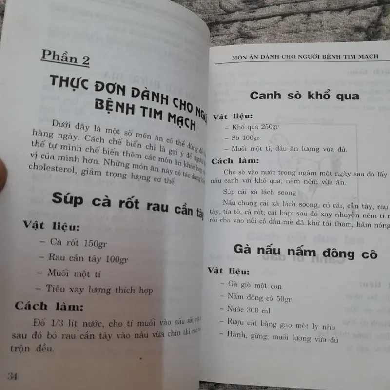 Món ăn trị bệnh- dành cho ngườu bệnh TIM MẠCH. Biên soạn Ng. Nguyên Quân 737797