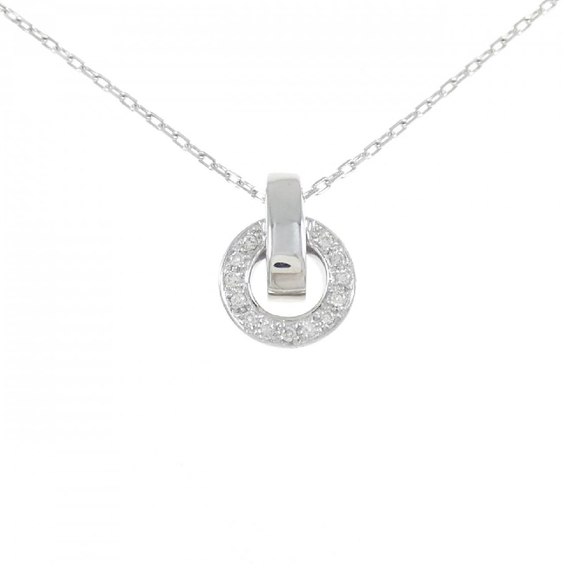 K18WG Dây chuyền kim cương - Hàng hiệu Authentic 860194