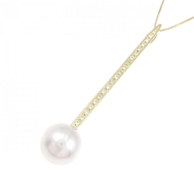 K18YG Ngọc trai Akoya Dây chuyền 9.2mm - Hàng hiệu Chính hãng 856676