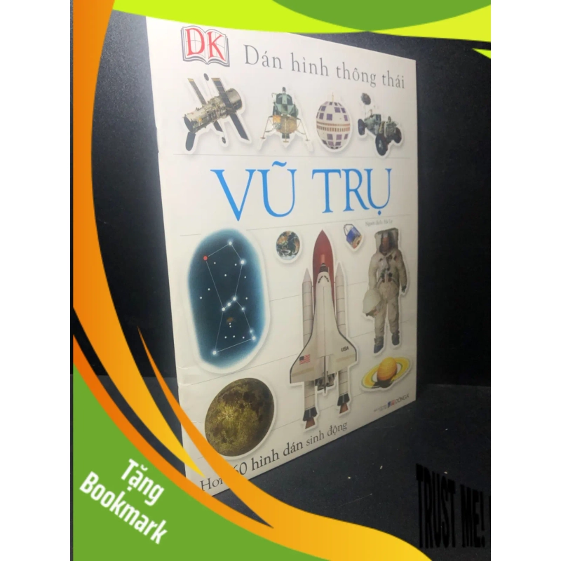 (TẶNG BOOKMARK) Dán hình thông thái vũ trụ năm 2017 mới 95% RBK1212 942455