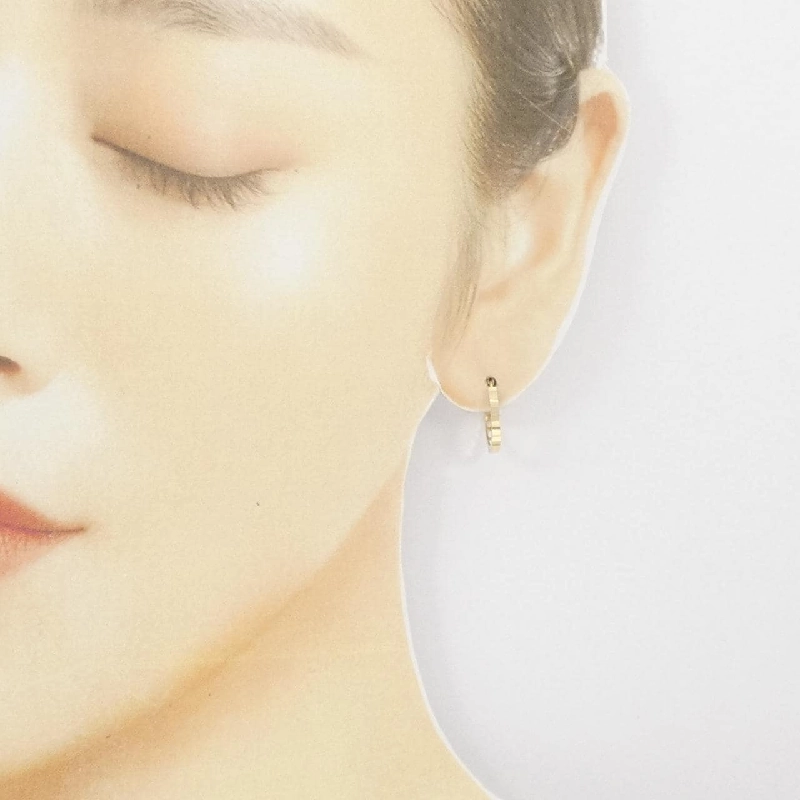 Bông tai hoop 750YG - Hàng hiệu Authentic 871788