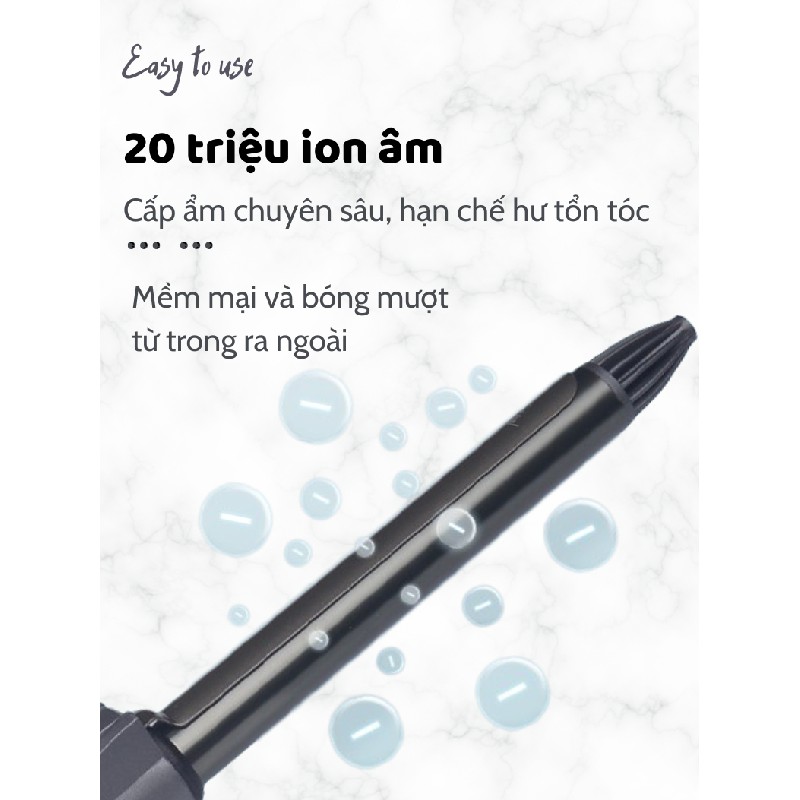 Máy uốn tóc xoăn Hàn Quốc Koremi tự xoay trục 360 độ 25mm   20431