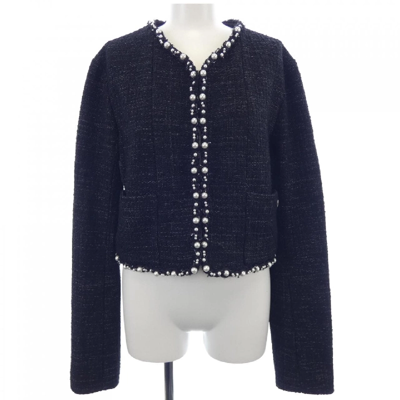 Áo khoác không cổ CHANEL LOOK1 P78982V71196 632003