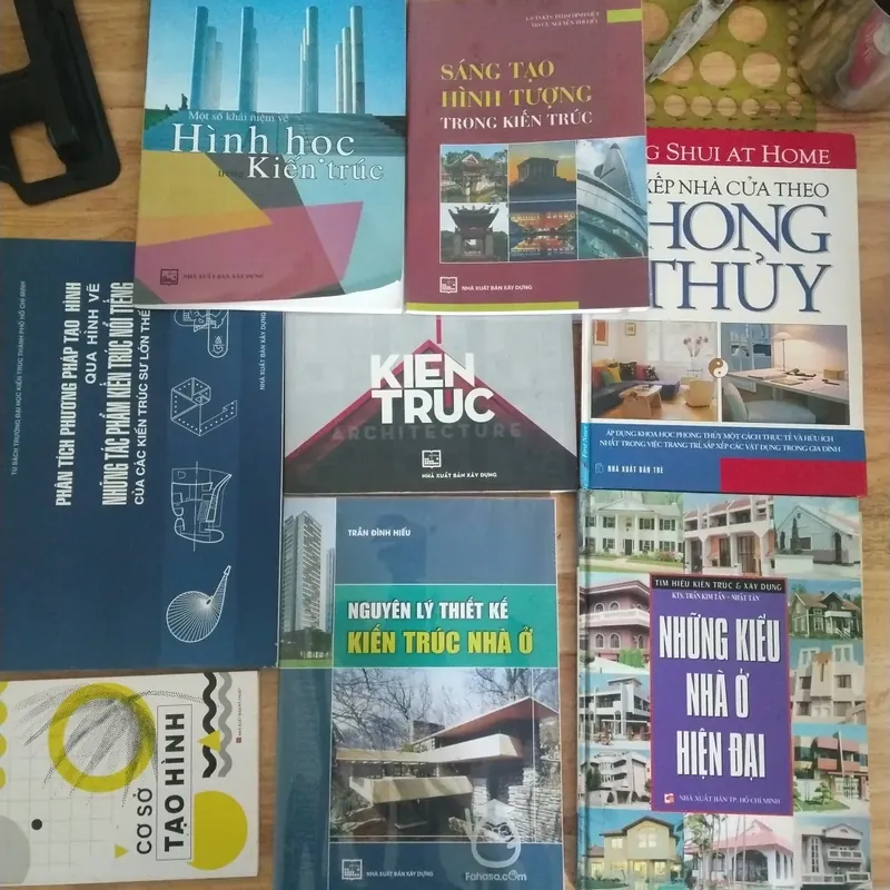 Thanh lý bộ 8 sách kiến trúc cũ 701378