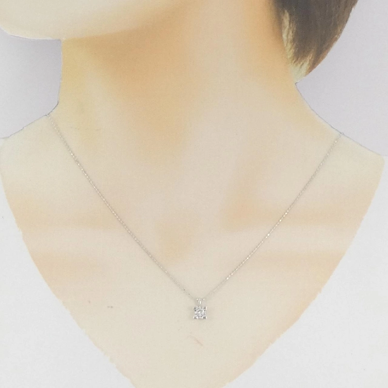 K18WG Dây chuyền kim cương 0.15CT - Hàng hiệu Chính hãng 861638